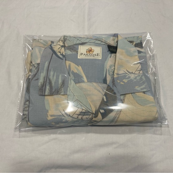 Paradise by Axis men’s 100% silk Hawaiian shirt large - Picture 9 of 9